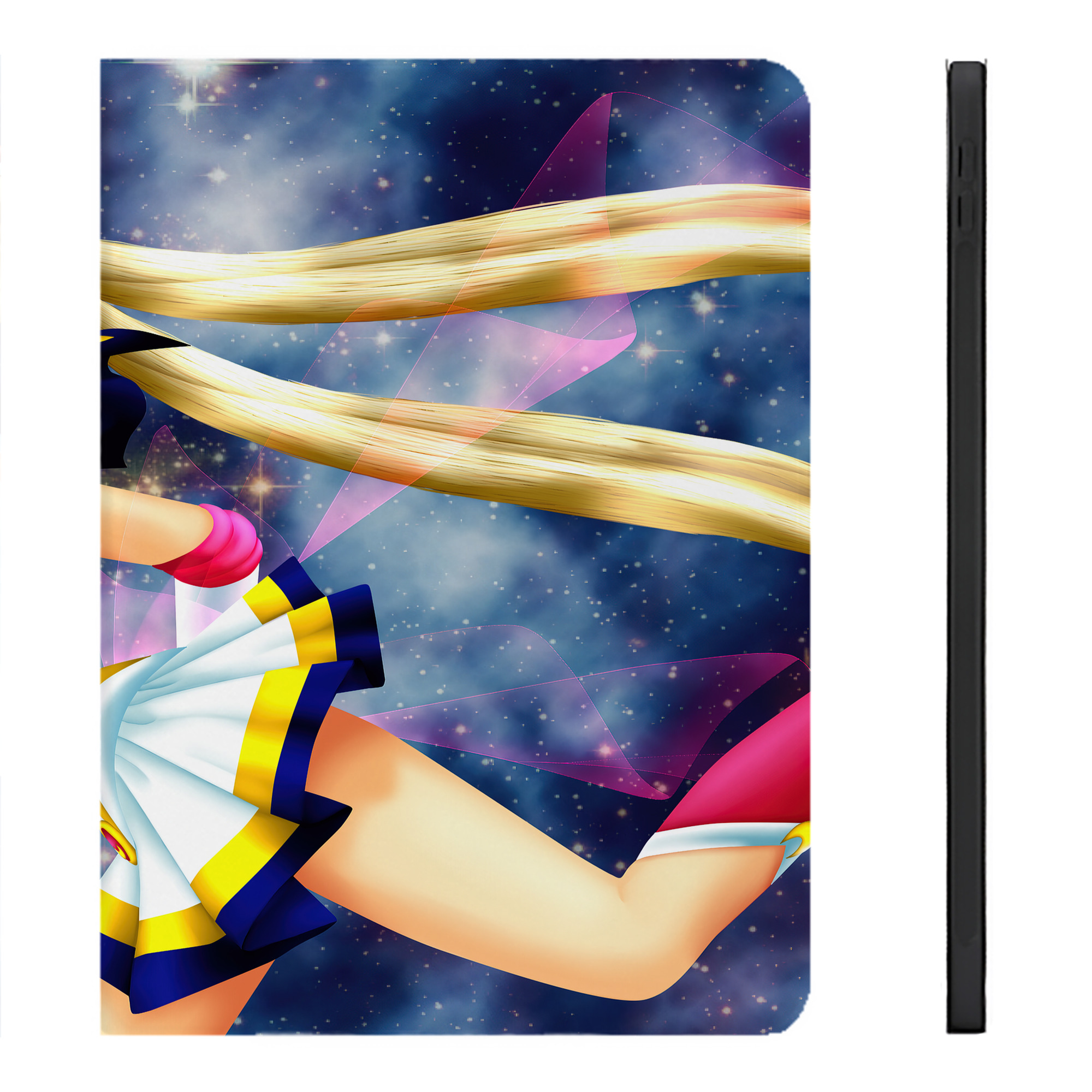 （画像用） 美少女戦士セーラームーン Sailor Moon IPadケース ペンホルダー付き ブックスタイルデザイン